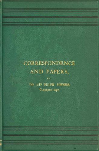 Correspondence and papers on various subjects