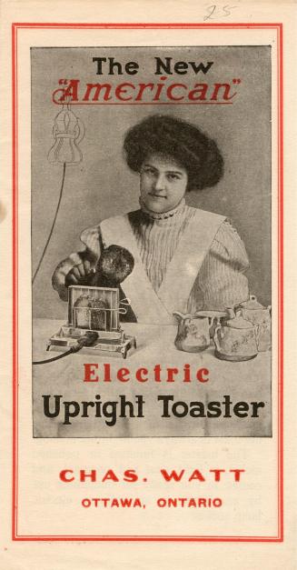 The new ''American'' electric upright toaster