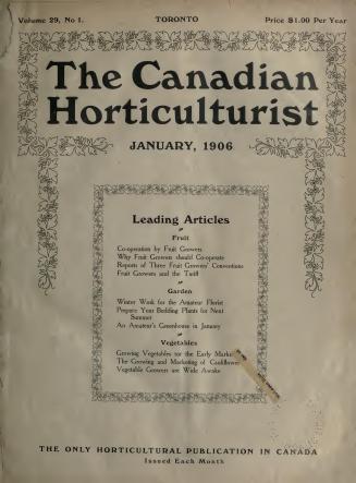 The Canadian horticulturist [monthly], 1906
