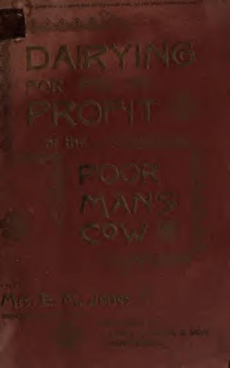 Dairying for profit, or, The poor man's cow