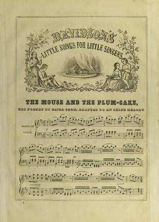 Davidson's little songs for little singers, The mouse and the plum-cake