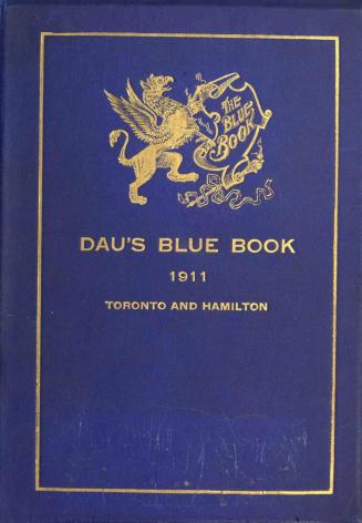 The Society Blue Book of Toronto and Hamilton