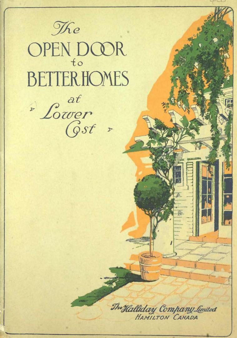 The open door to better homes at lower cost : catalogue no. 69
