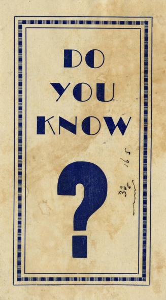 Do you know