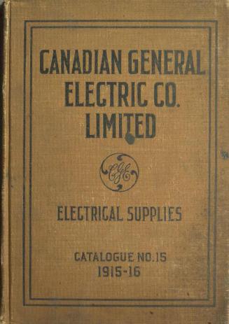 Electrical supplies : catalogue number 15, 1915-1916
