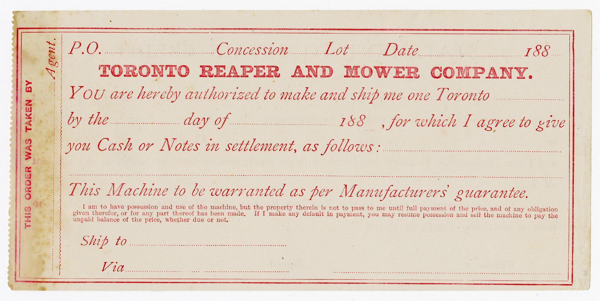 Toronto Reaper and Mower Company