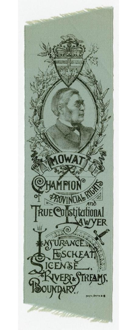Mowat Champion of Provincial Rights and True Constitutional Lawyer
