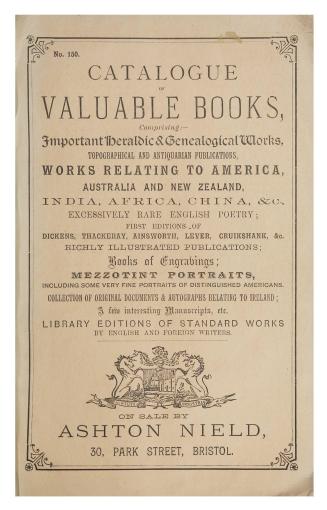 Catalogue of valuable books, comprising