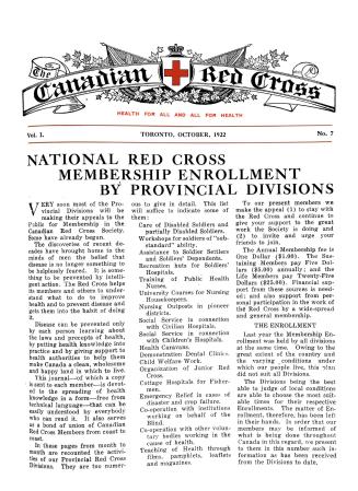 Canadian Red Cross (volume I, number 7)
