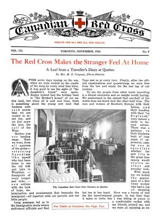 Canadian Red Cross (volume III, number 9)