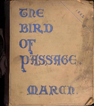 Bird of Passage, March 1882.
