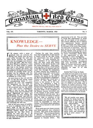Canadian Red Cross (volume III, number 3)