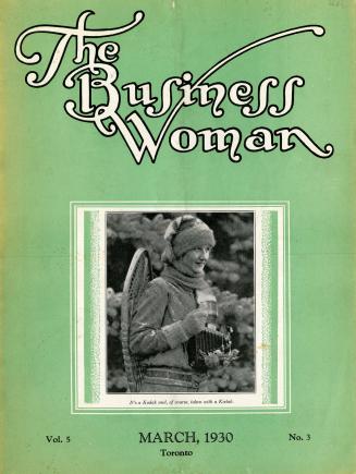 The business woman, vol. 5, no. 3 (March, 1930)
