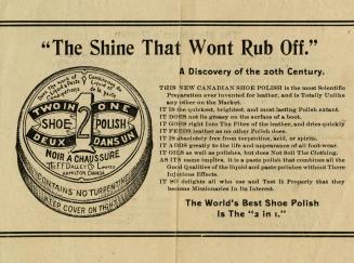 The shine that won't rub off : a discovery of the 20th century.