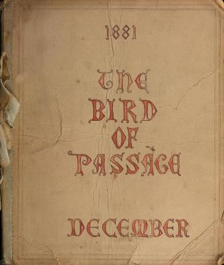 Bird of Passage, December 1881.