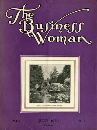 The business woman, vol. 5, no. 7 (July, 1930)