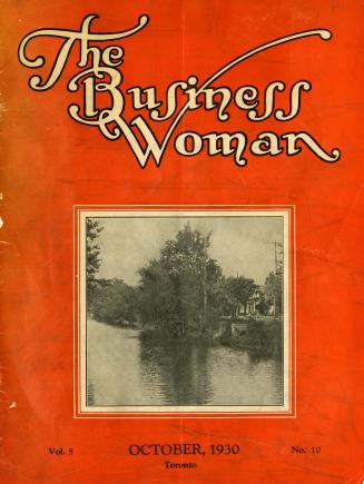 The business woman, vol. 5, no. 10 (October, 1930)