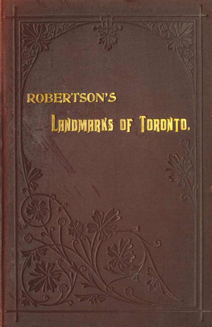 Robertson's landmarks of Toronto