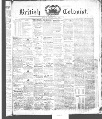British Colonist December 01, (1846)
