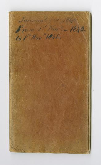 William Chewett diary 1840-1841