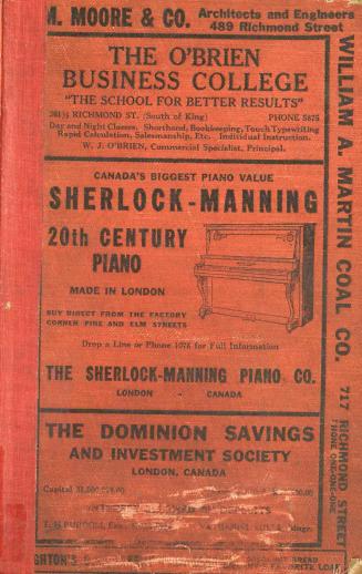Vernon's city of London street, alphabetical, business and miscellaneous directory 1922