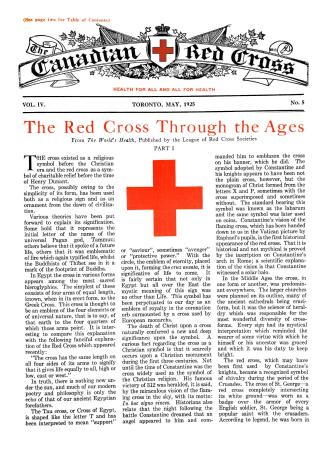 Canadian Red Cross (volume IV, number 5)
