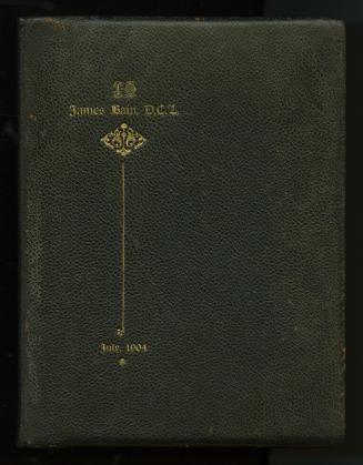 Bain, James, 1842-1908. Resolution of congratulations