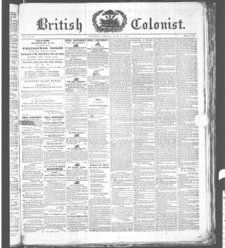 British Colonist July 24, (1846)