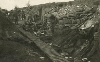 Trench after a battle