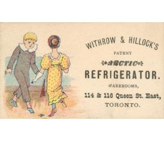 Withrow & Hillock's patent Arctic refrigerator