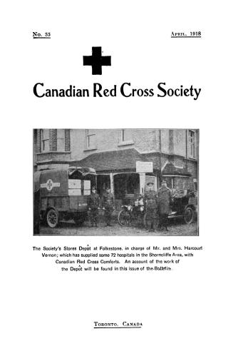 Bulletin Canadian Red Cross Society, number 35 (April, 1918)