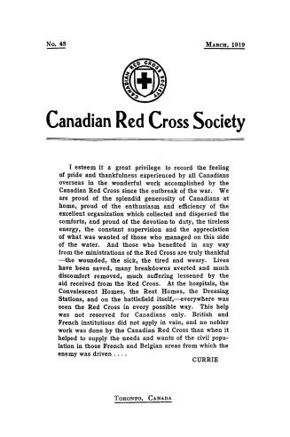 Bulletin Canadian Red Cross Society, number 43 (March, 1919)