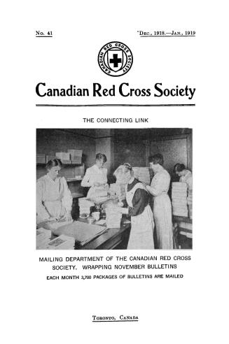 Bulletin Canadian Red Cross Society, number 41 (Dec