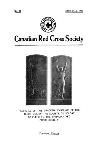 Bulletin Canadian Red Cross Society, number 44 (April-May, 1919)