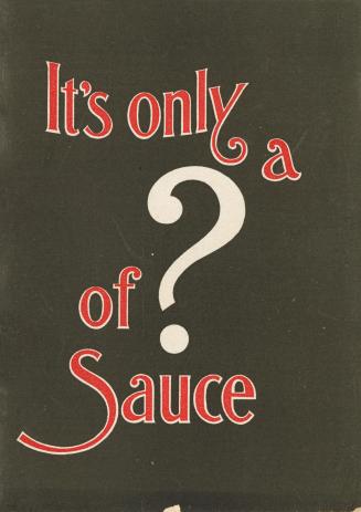 It's only a à of sauce