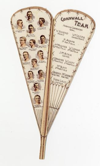 Toronto Cornwall lacrosse game program