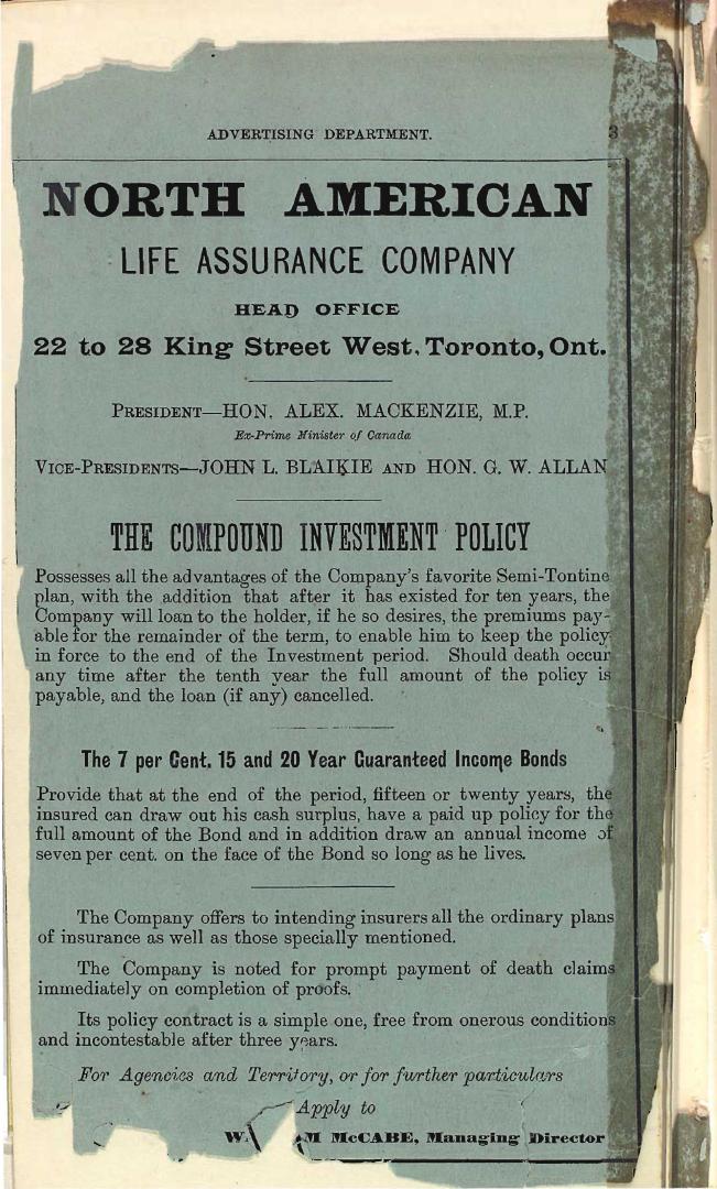 The Toronto city directory for 1892