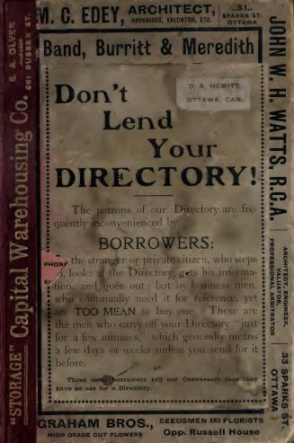 The Ottawa City directory