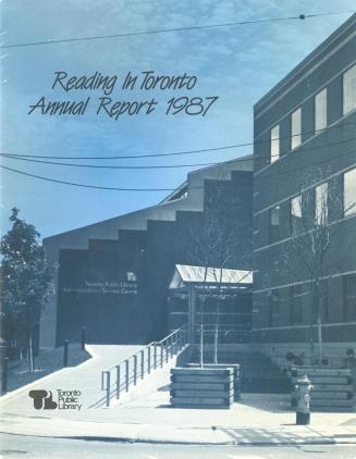 Toronto Public Library Board. Annual report 1987