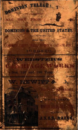 Robertson & Cook's Toronto city directory for 1871-72