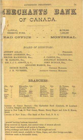The Toronto city directory for 1885