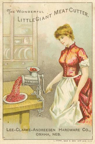 The wonderful little giant meat cutter