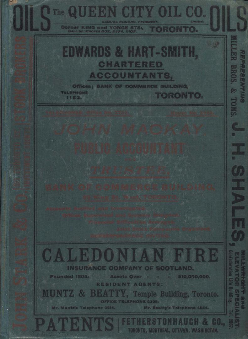 The Toronto city directory 1899