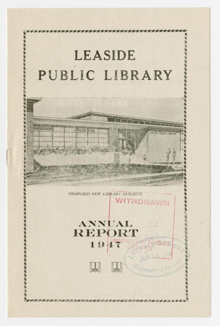 Image shows a cover page of the Annual Report. 