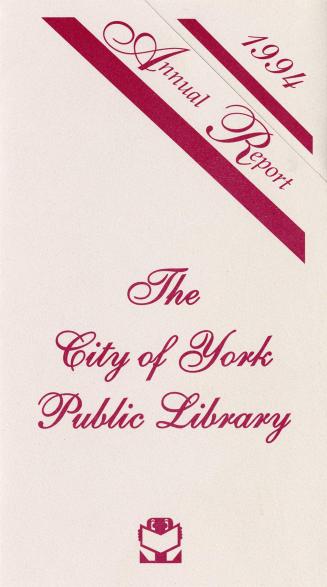 York Public Library (Ont.). Annual report 1994