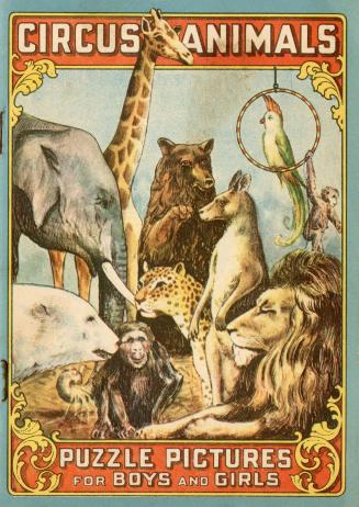 Circus animals: puzzle pictures for boys and girls
