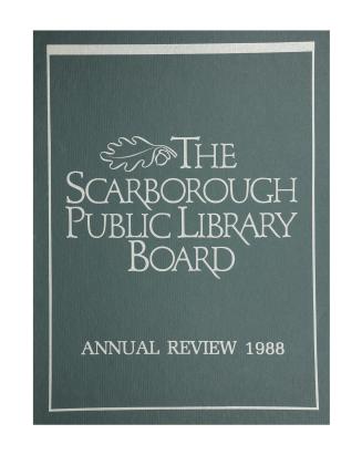 Scarborough Public Library (Ont.). Annual report 1988