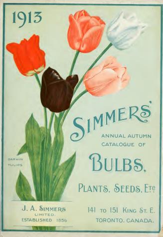 Simmers' annual autumn catalogue of bulbs, plants, seeds, etc.