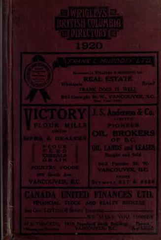 Wrigley's British Columbia directory