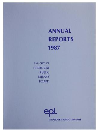 Etobicoke Public Library. Annual Report 1987